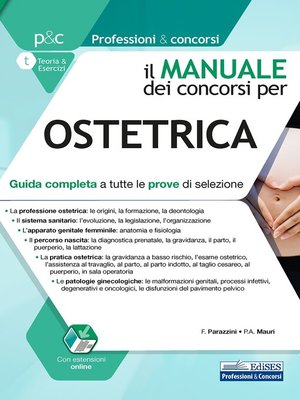 cover image of Il Manuale dei concorsi per Ostetrica